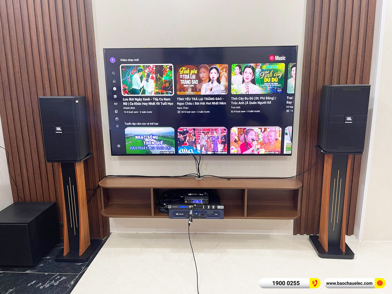 Lắp đặt dàn karaoke JBL gần 64tr cho anh Tuấn tại Hà Nội