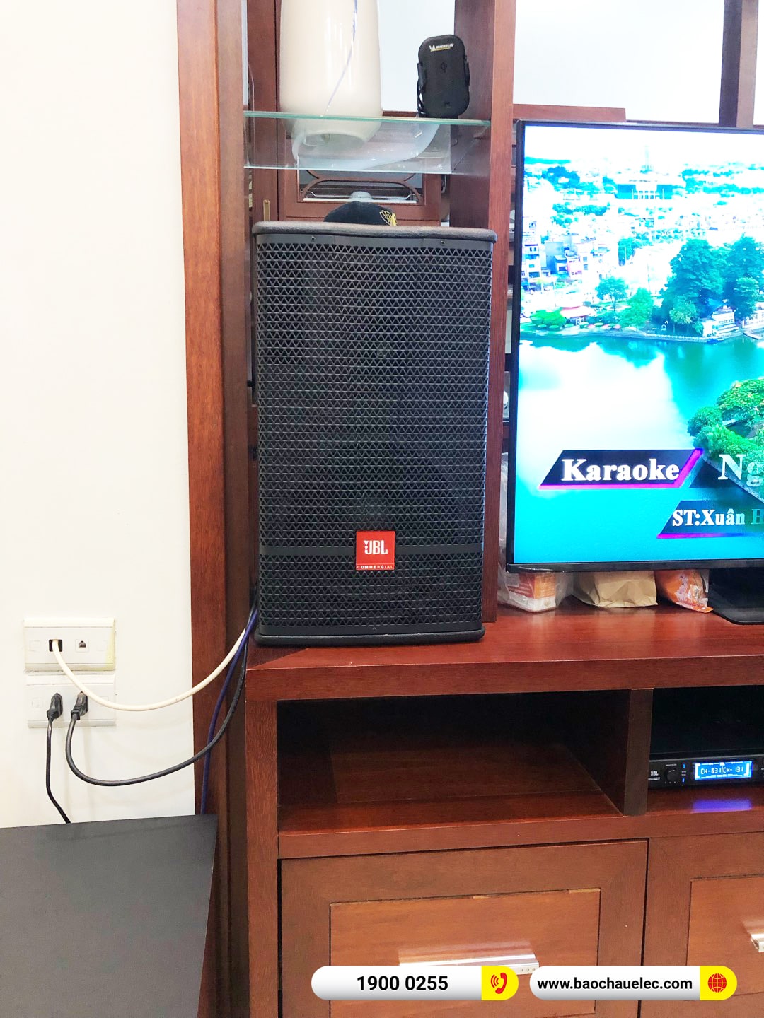 Lắp đặt d&agrave;n karaoke JBL hơn 61tr cho anh Tuấn tại Hưng Y&ecirc;n (JBL CV1070, JBL V6, JBL VX8, JBL A100P, VM300)