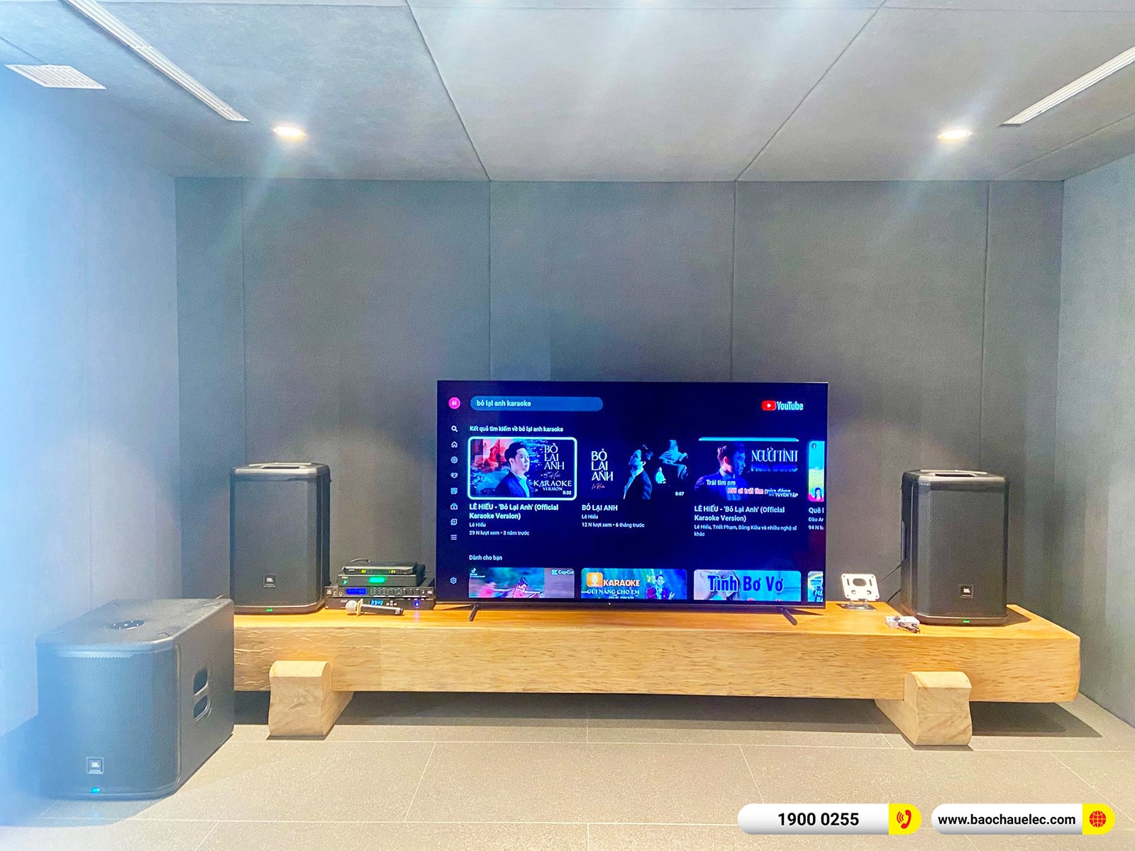 Lắp đặt dàn karaoke JBL hơn 152tr cho anh Tuấn tại Quảng Ninh (JBL PRX912, VX8, JBL PRX915XLF, BLX288A/SM58,…)