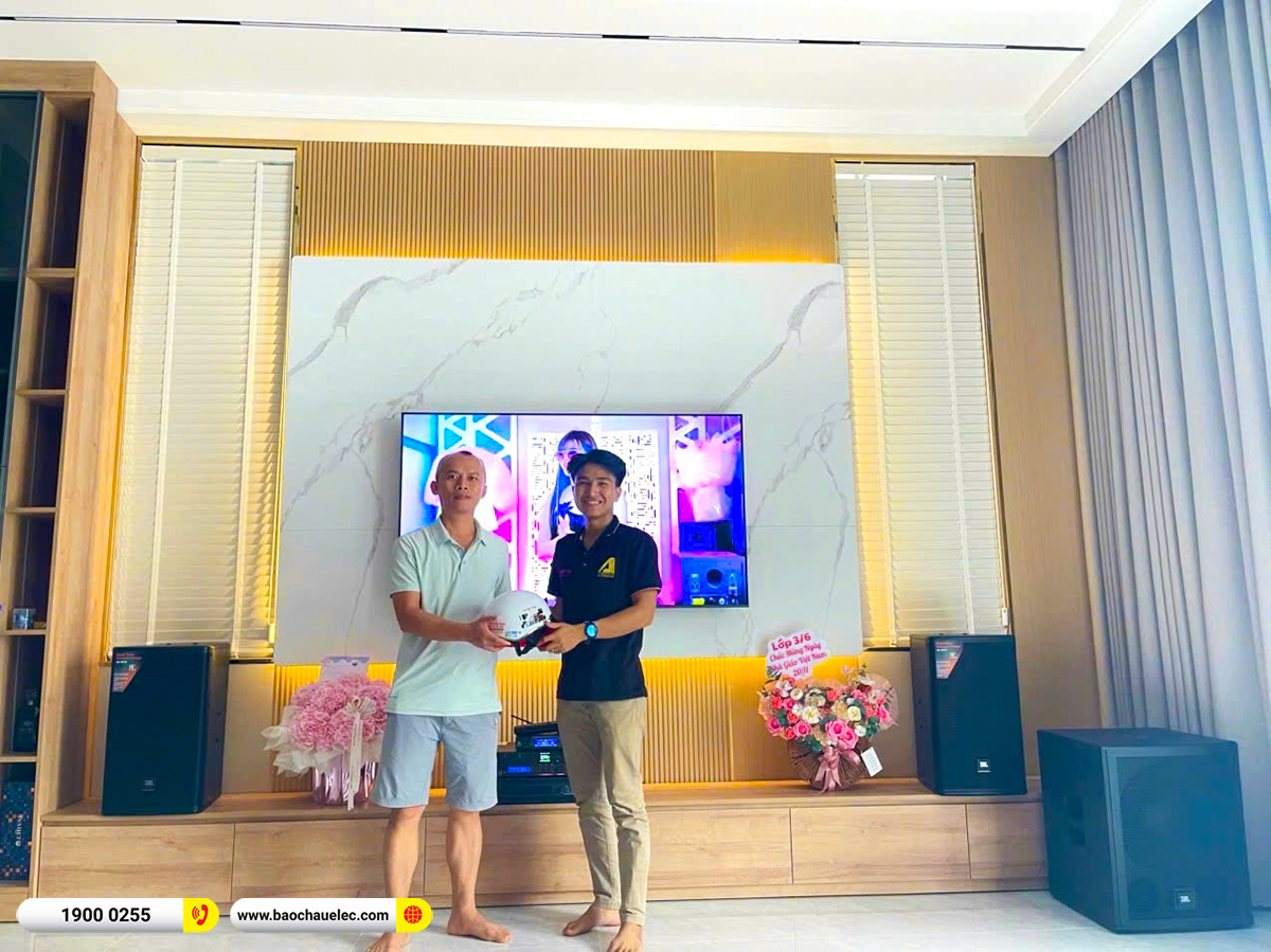 Lắp đặt d&agrave;n karaoke JBL hơn 70tr cho anh Vinh tại Vũng T&agrave;u 