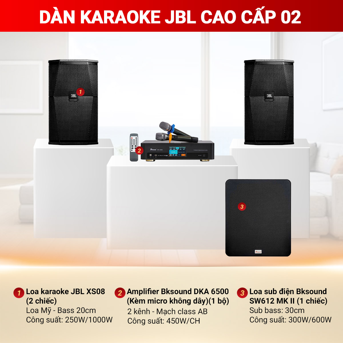 Dàn karaoke JBL cao cấp 02