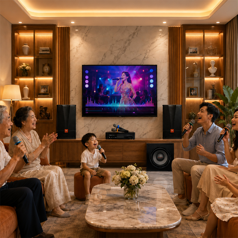 D&agrave;n karaoke JBL cao cấp 21