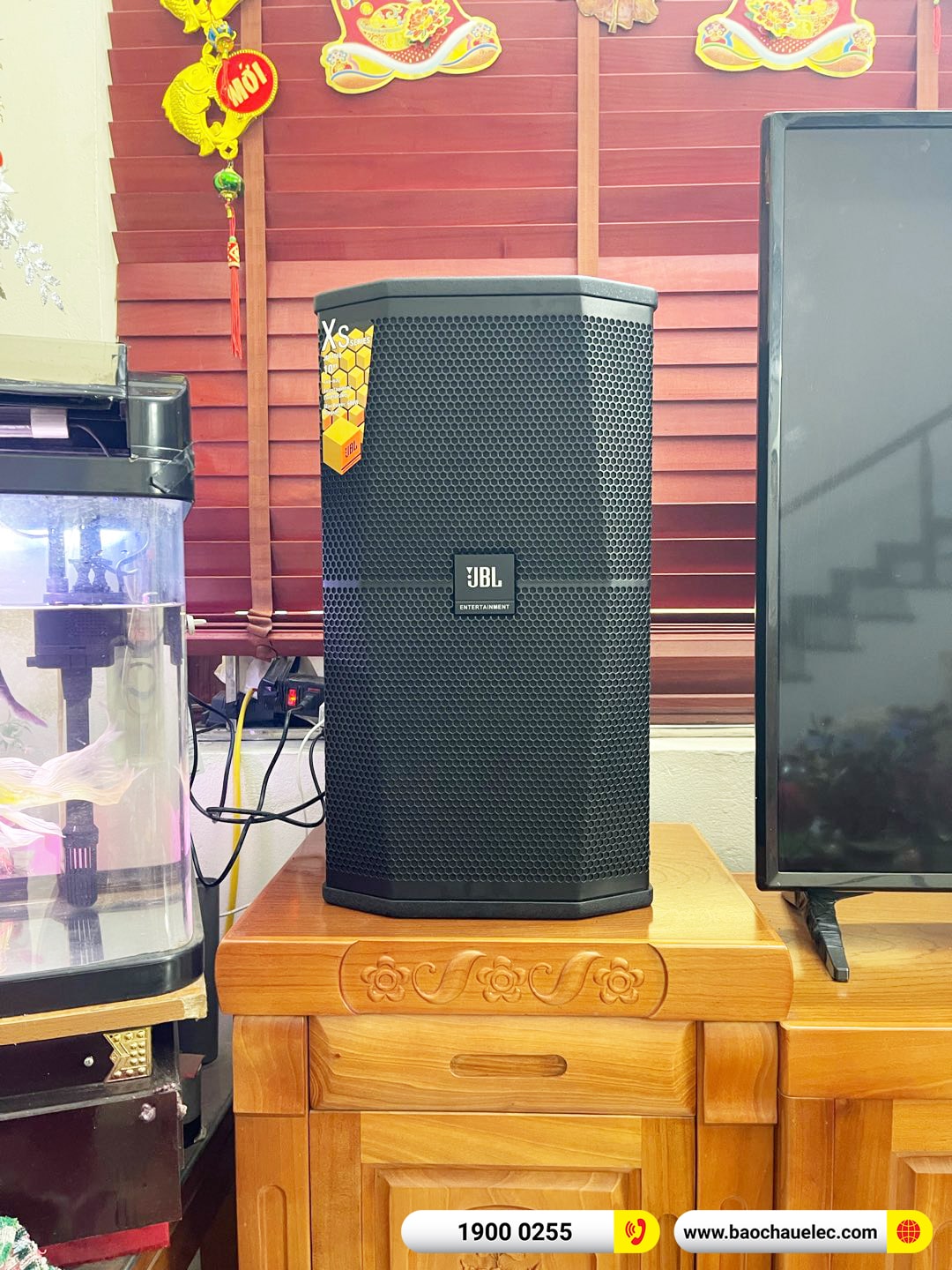 Lắp đặt dàn karaoke JBL hơn 36tr cho chị Hoàn tại Hà Nội (JBL XS12, Denon Pro-DP 1600)