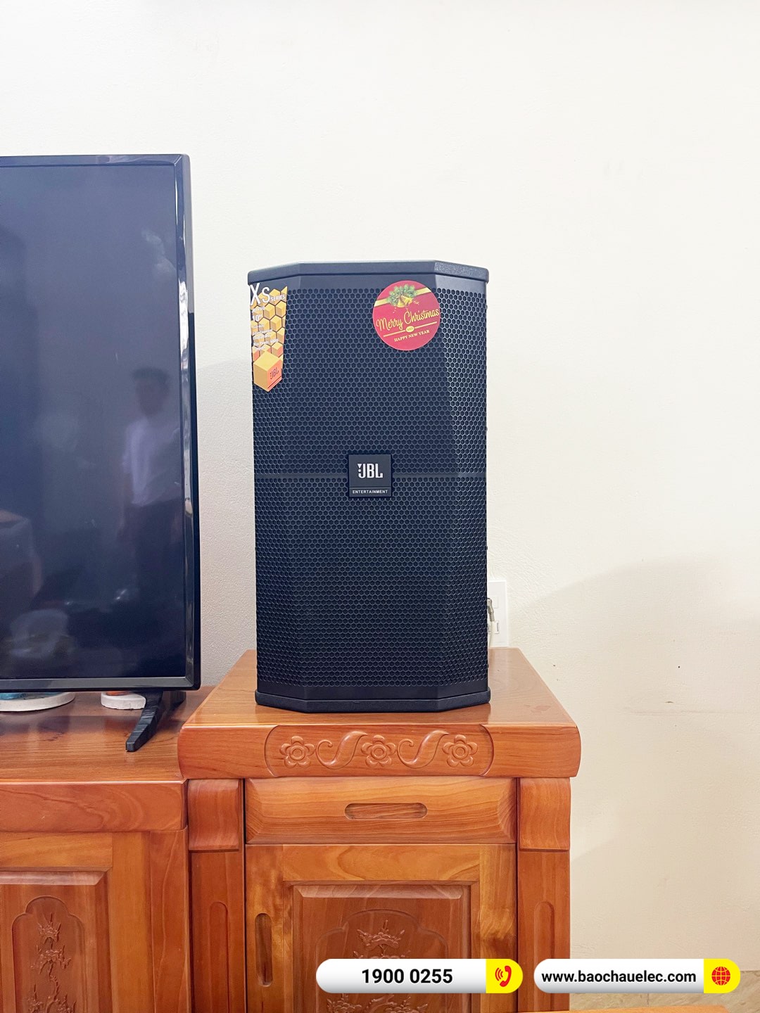 Lắp đặt dàn karaoke JBL hơn 36tr cho chị Hoàn tại Hà Nội (JBL XS12, Denon Pro-DP 1600)