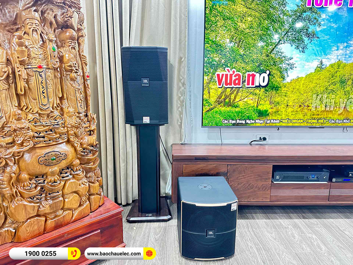 Lắp đặt d&agrave;n karaoke JBL hơn 82tr cho chị Hương tại H&agrave; Nội