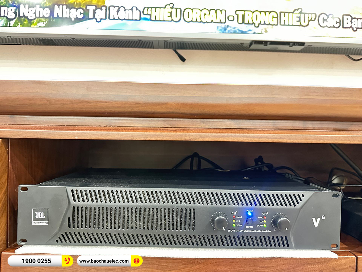 Lắp đặt d&agrave;n karaoke JBL hơn 82tr cho chị Hương tại H&agrave; Nội