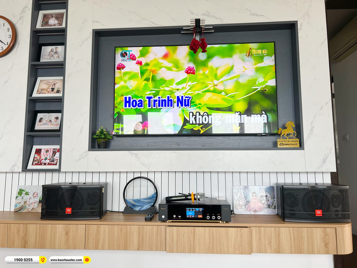 Lắp đặt d&agrave;n karaoke JBL hơn 17tr cho chị Ng&acirc;n tại H&agrave; Nội 