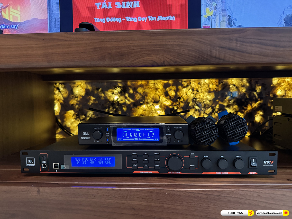 Lắp đặt dàn karaoke JBL hơn 90tr cho chị Thơm tại Hà Nội