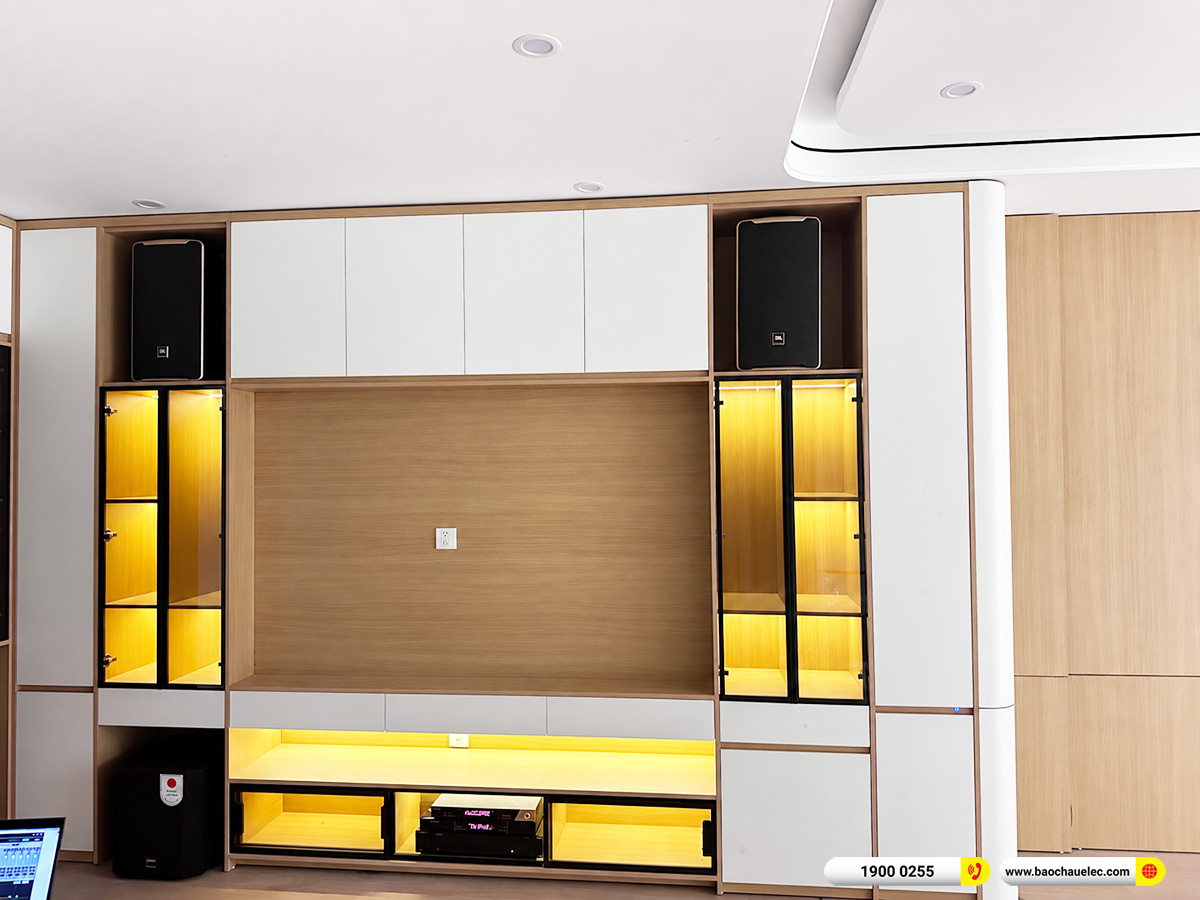 Lắp đặt d&agrave;n karaoke JBL hơn 40tr cho chị Thủy tại H&agrave; Nội