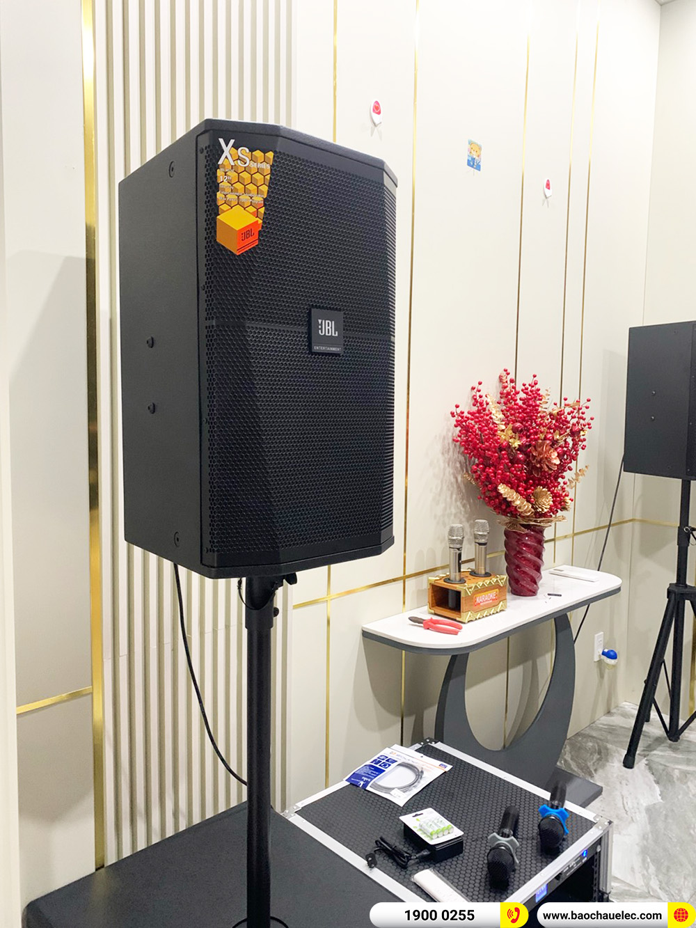 Lắp đặt dàn karaoke JBL gần 97tr cho anh Luận ở TPHCM