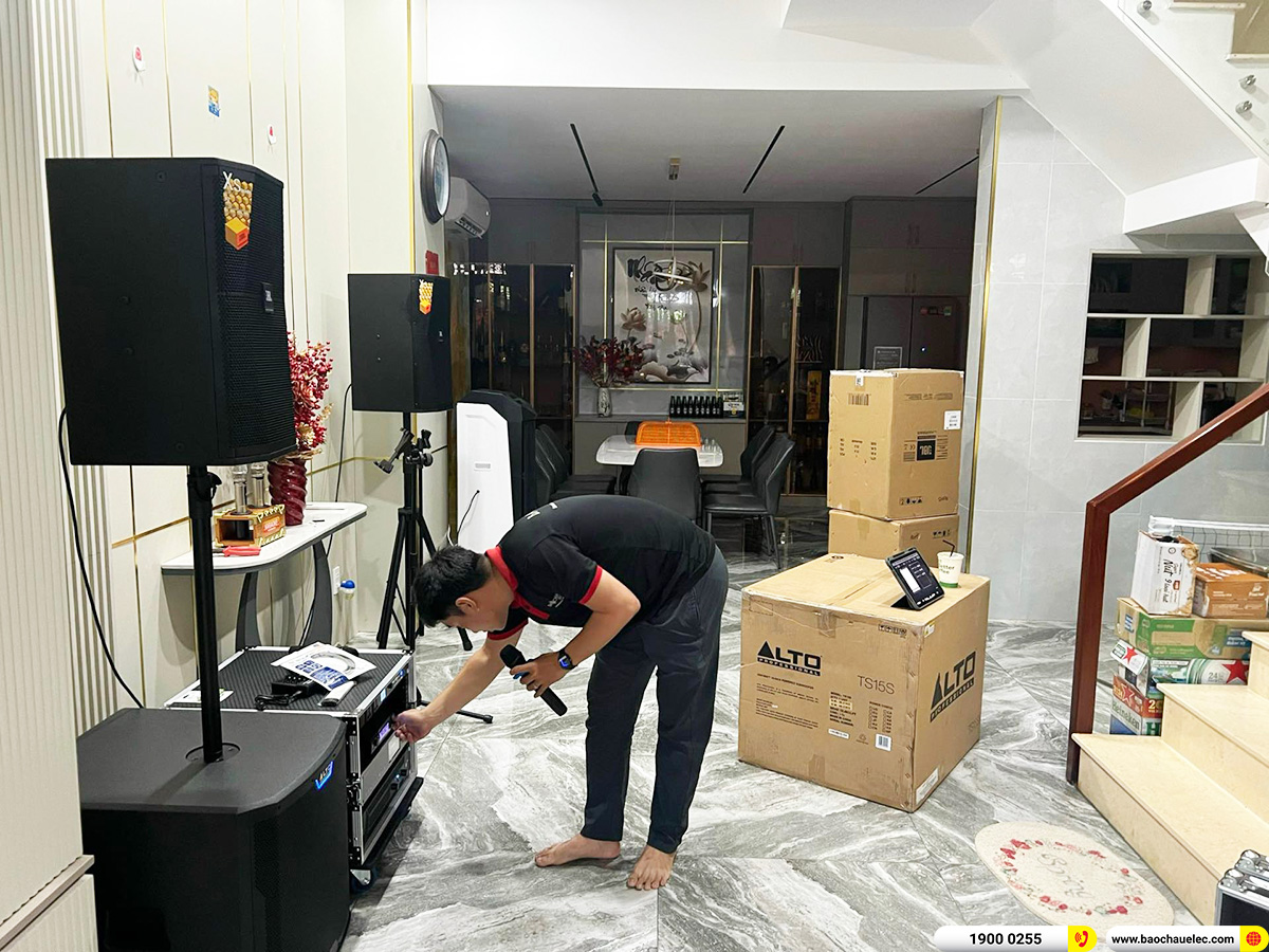 Lắp đặt dàn karaoke JBL gần 97tr cho anh Luận ở TPHCM