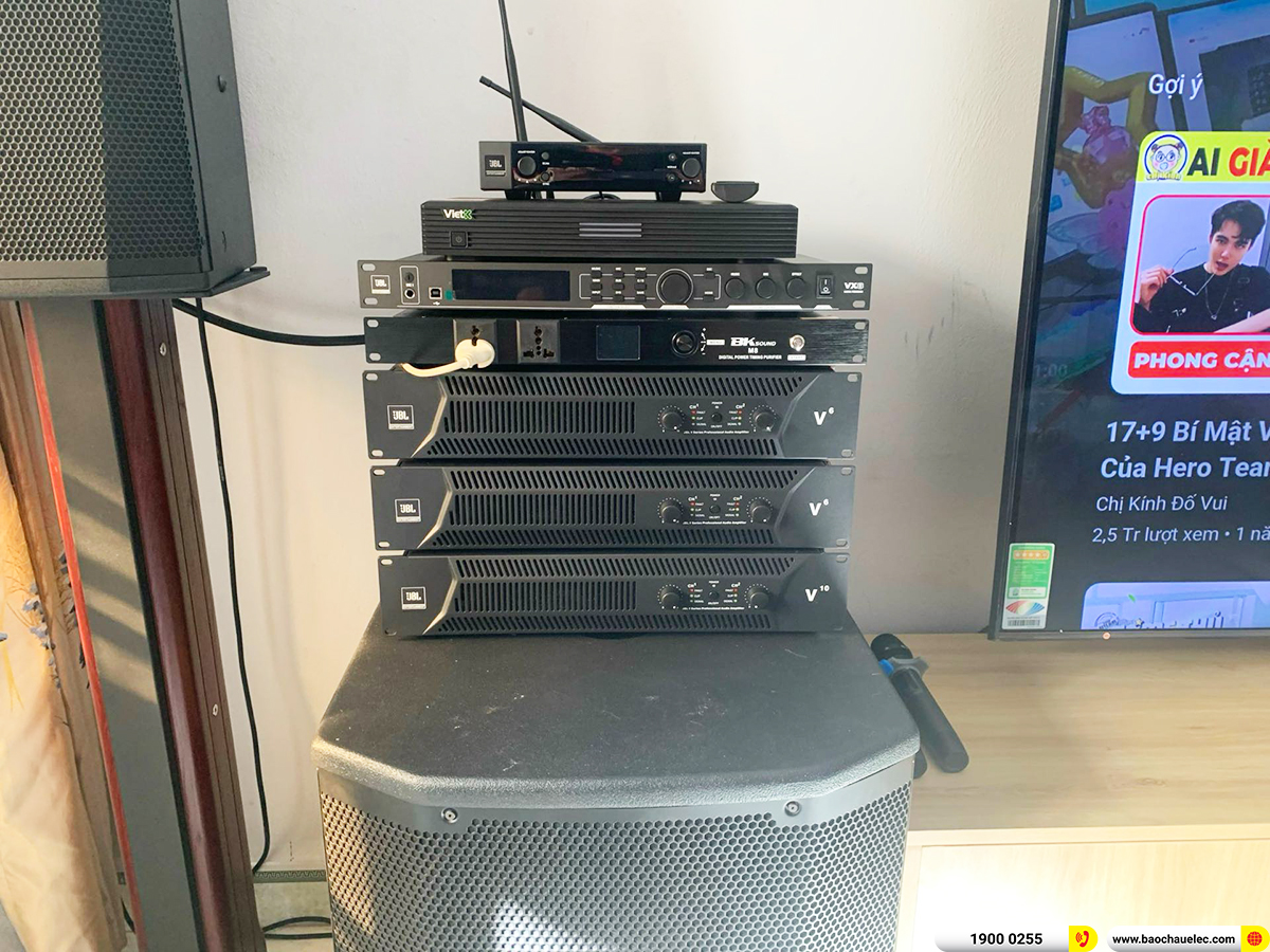 Lắp đặt d&agrave;n karaoke JBL gần 183tr cho anh Qu&acirc;n ở TPHCM