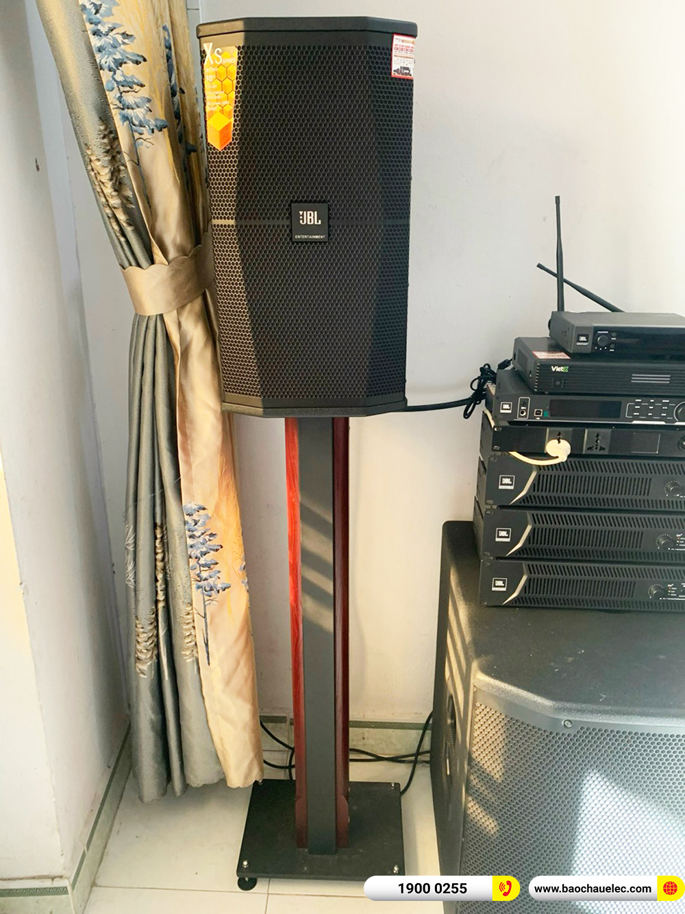 Lắp đặt d&agrave;n karaoke JBL gần 183tr cho anh Qu&acirc;n ở TPHCM