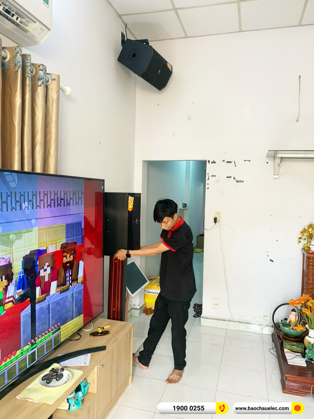 Lắp đặt d&agrave;n karaoke JBL gần 183tr cho anh Qu&acirc;n ở TPHCM