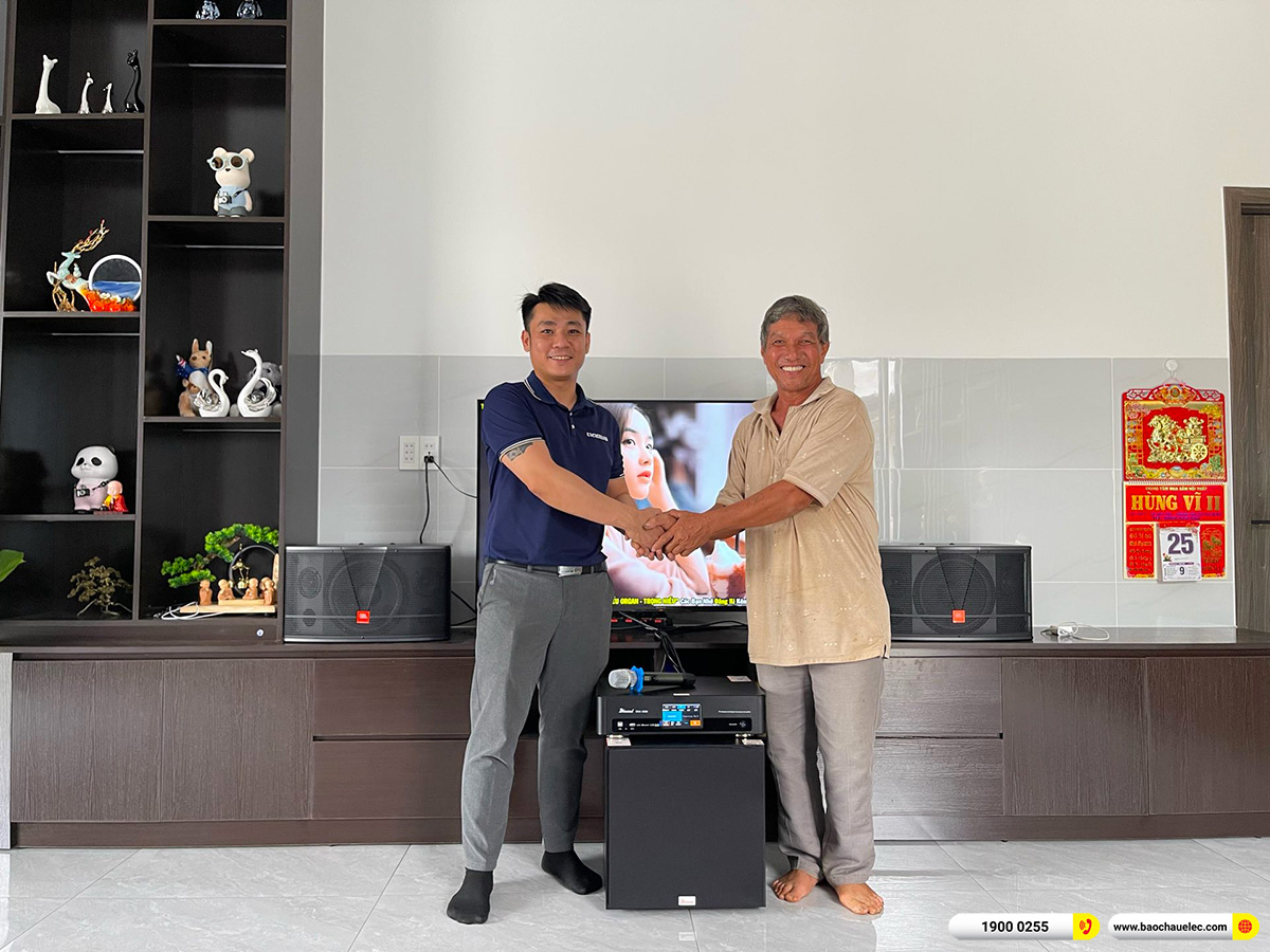 Lắp đặt dàn karaoke JBL hơn 25tr cho chú Bình tại Vũng Tàu