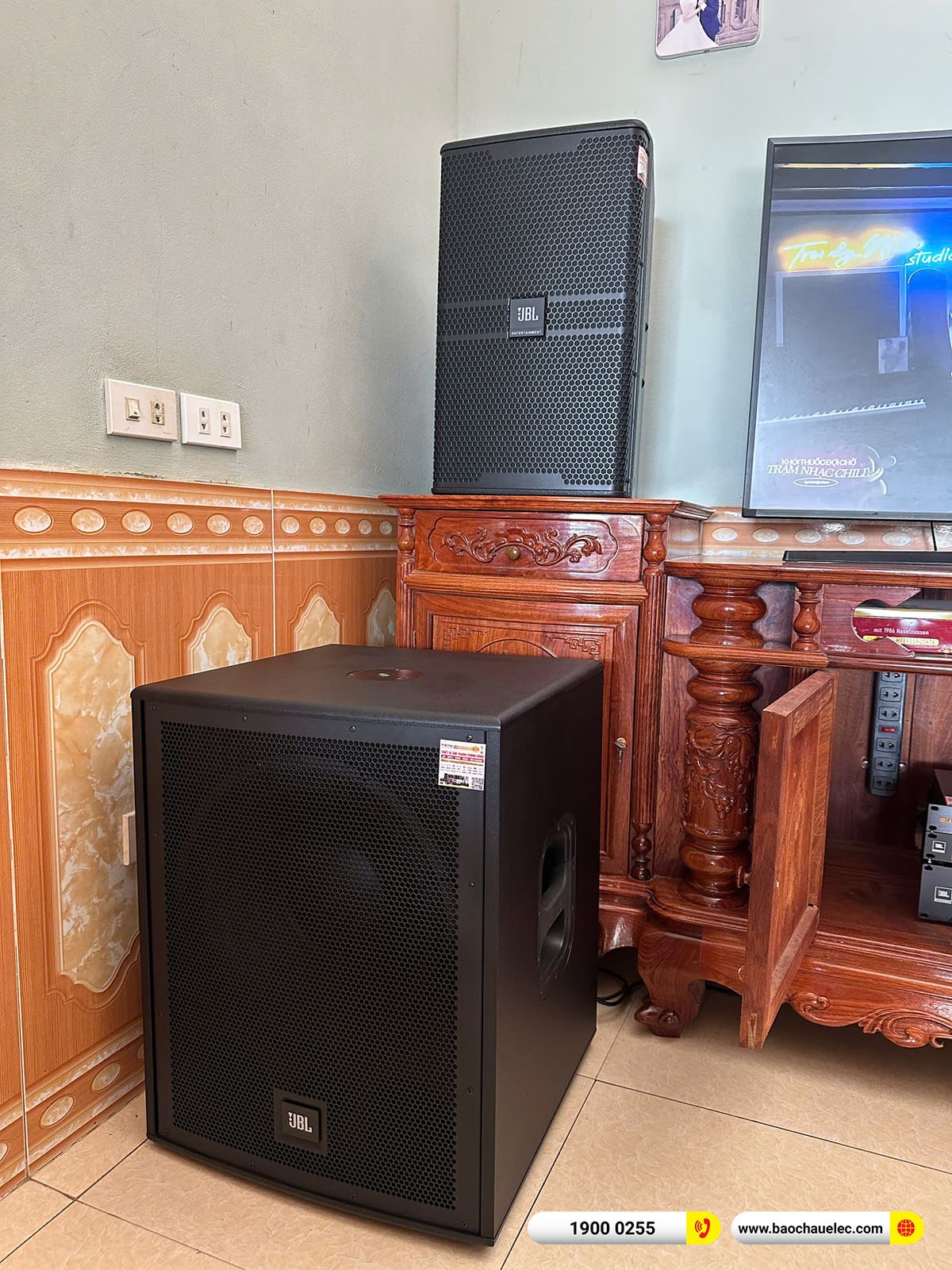 Lắp đặt d&agrave;n karaoke JBL hơn 80tr cho ch&uacute; Chuyền tại Hưng Y&ecirc;n