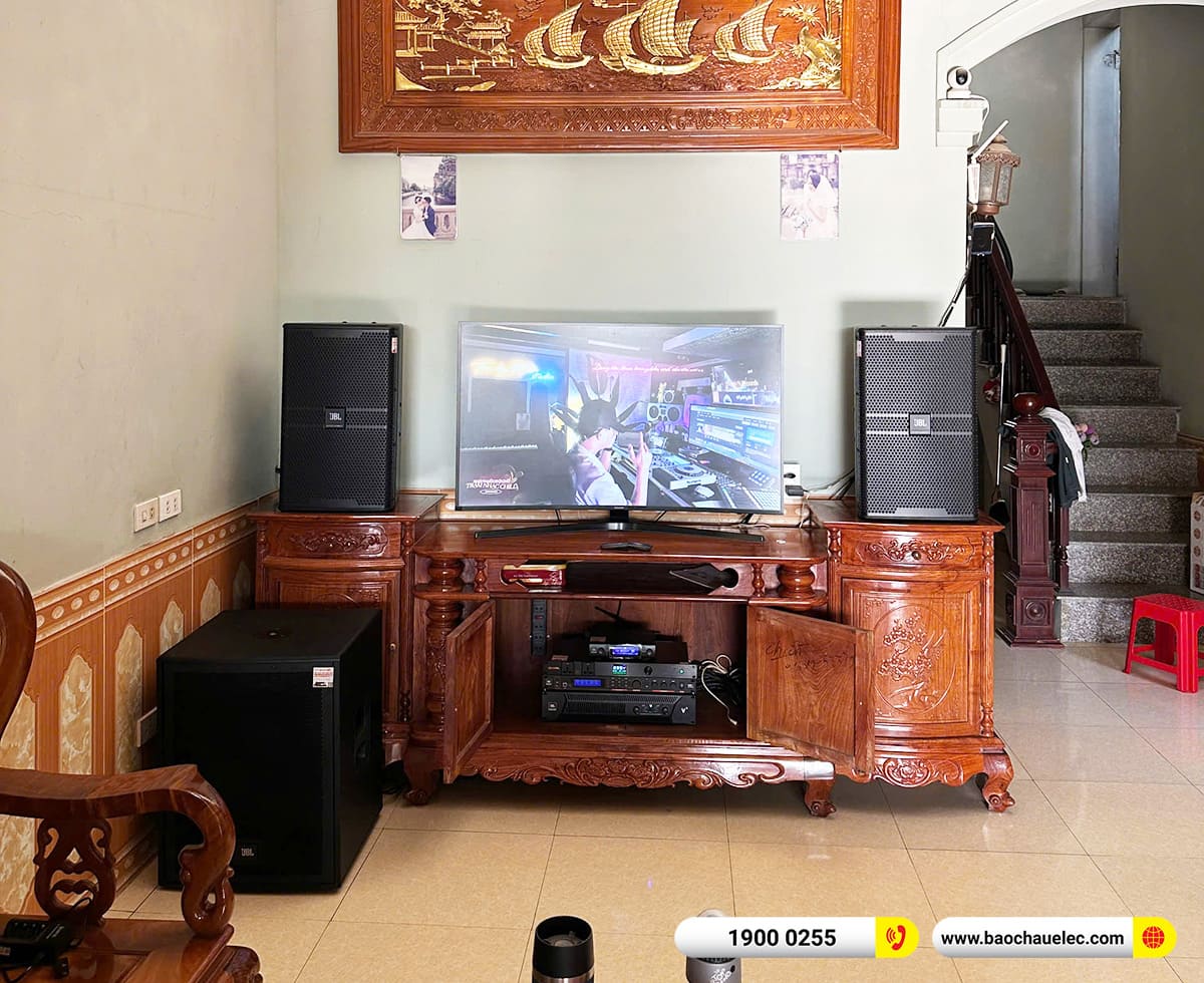 Lắp đặt d&agrave;n karaoke JBL hơn 80tr cho ch&uacute; Chuyền tại Hưng Y&ecirc;n