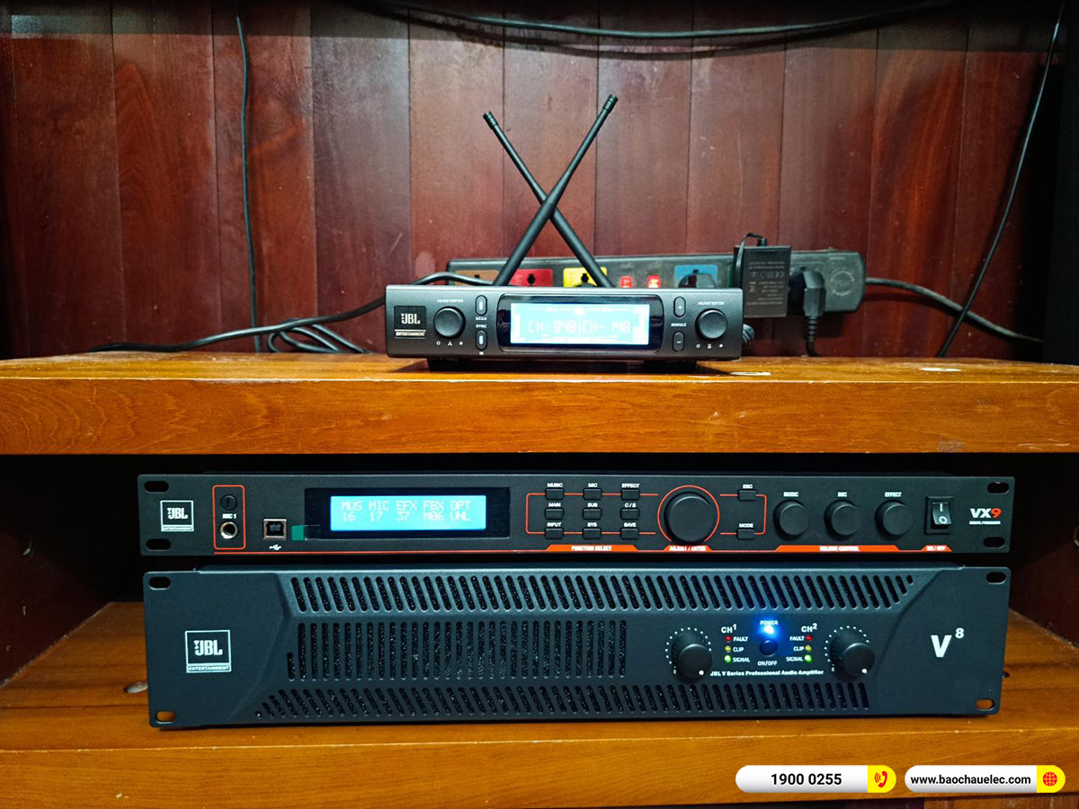Lắp đặt dàn karaoke JBL hơn 70tr cho chú Minh tại Hà Nội