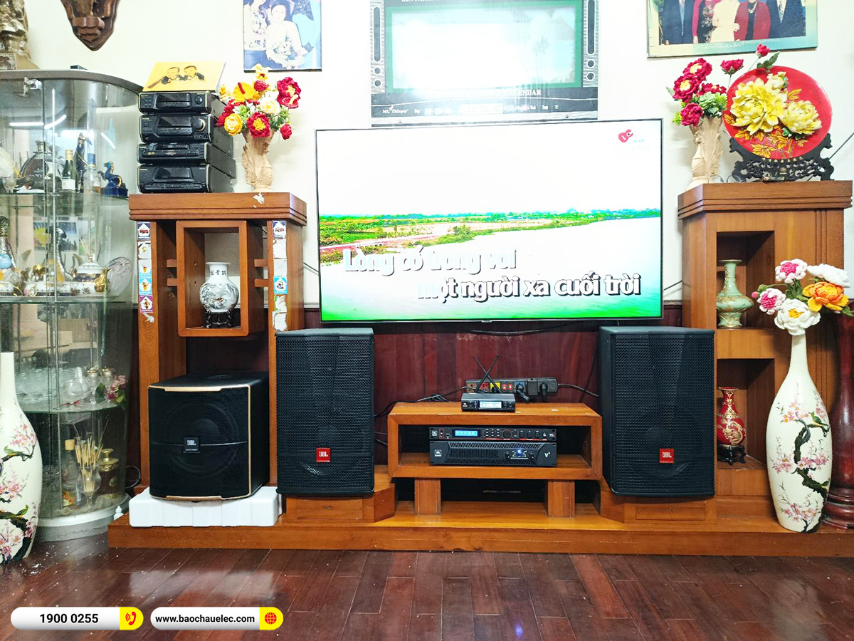 Lắp đặt dàn karaoke JBL hơn 70tr cho chú Minh tại Hà Nội