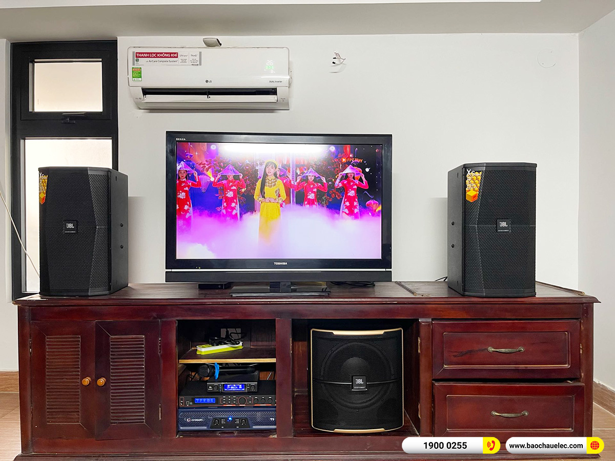 Lắp đặt d&agrave;n karaoke JBL hơn 47tr cho ch&uacute; Sang tại Đồng Nai