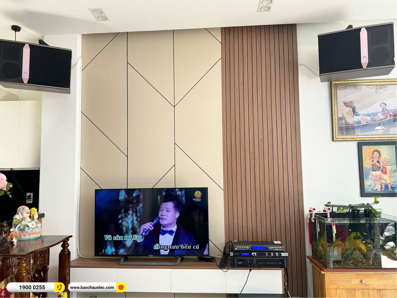 Lắp đặt d&agrave;n karaoke JBL hơn 22tr cho c&ocirc; Oanh tại Đ&agrave; Nẵng