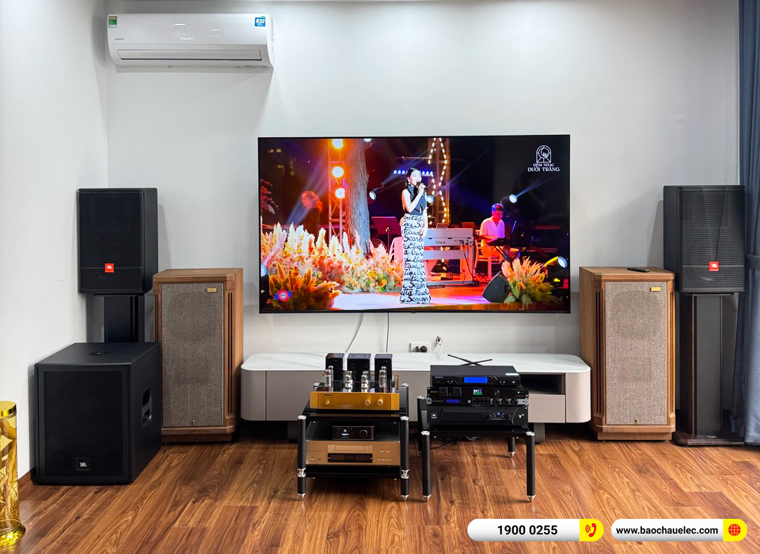 Lắp đặt d&agrave;n karaoke JBL hơn 90tr cho ch&uacute; Ngữ tại H&agrave; Nội 