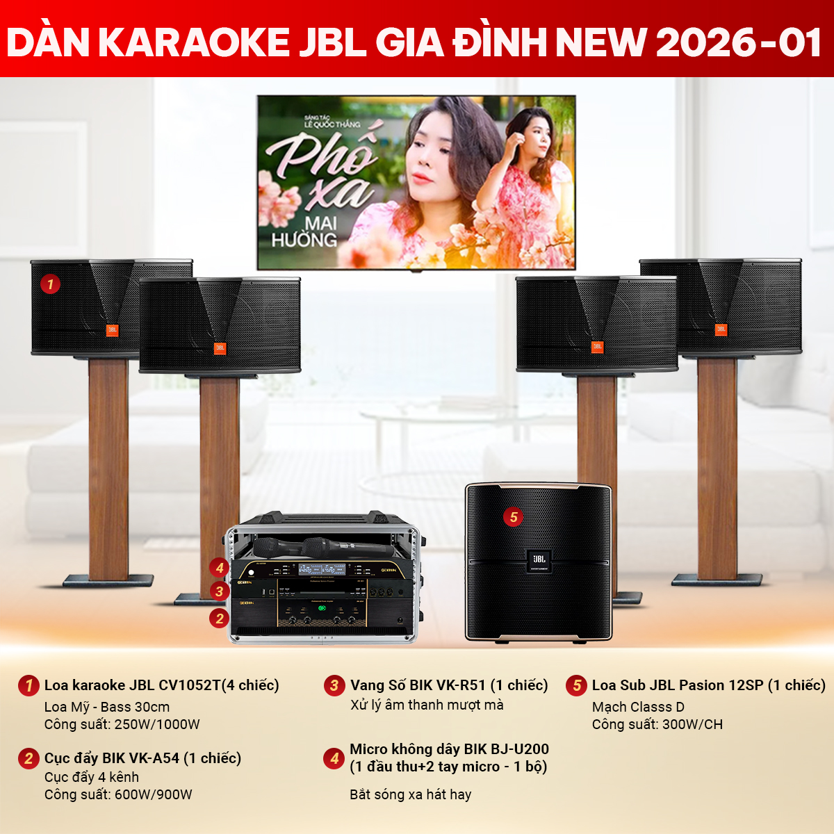 D&agrave;n karaoke JBL Gia đ&igrave;nh New 2026-01