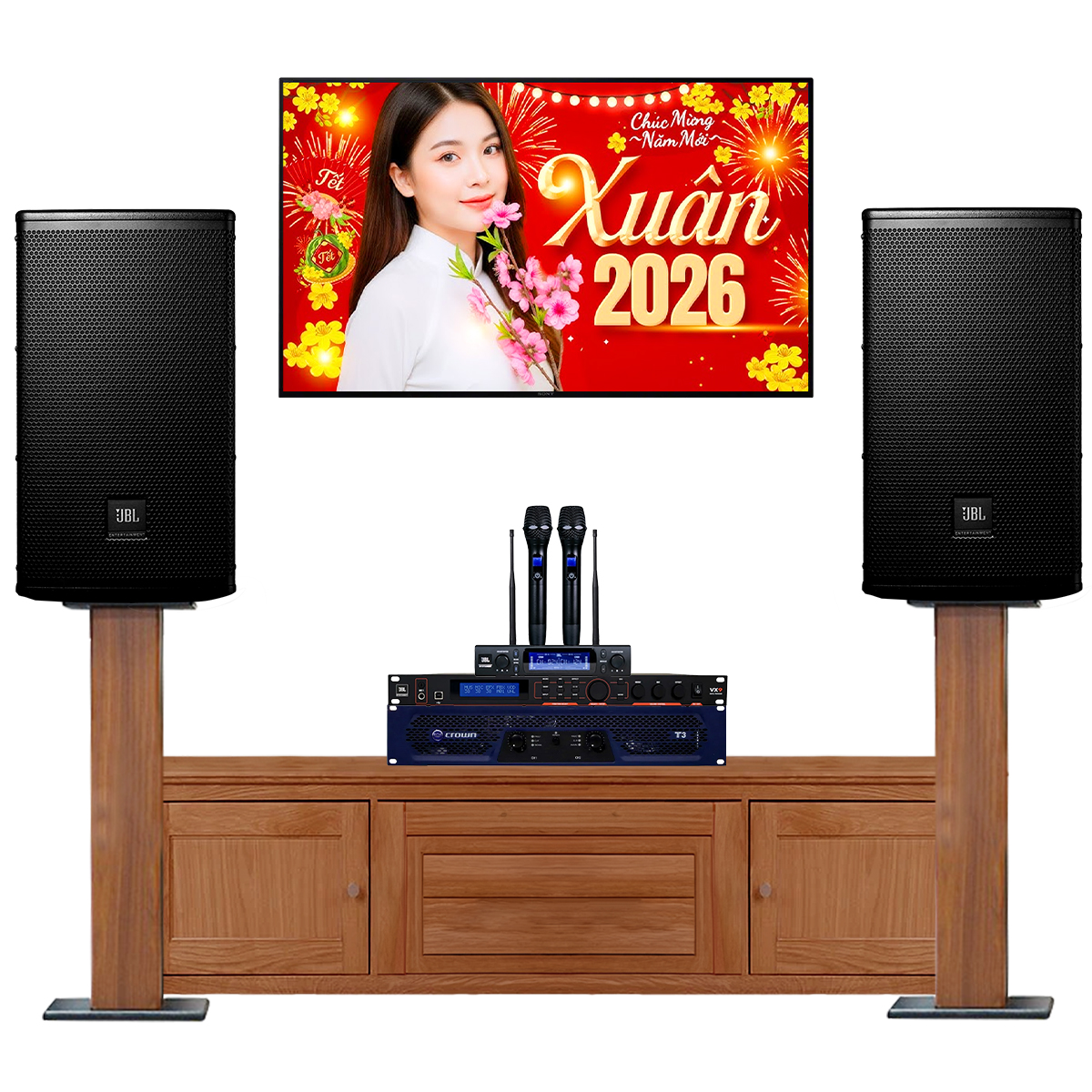 D&agrave;n karaoke JBL Luxury 01