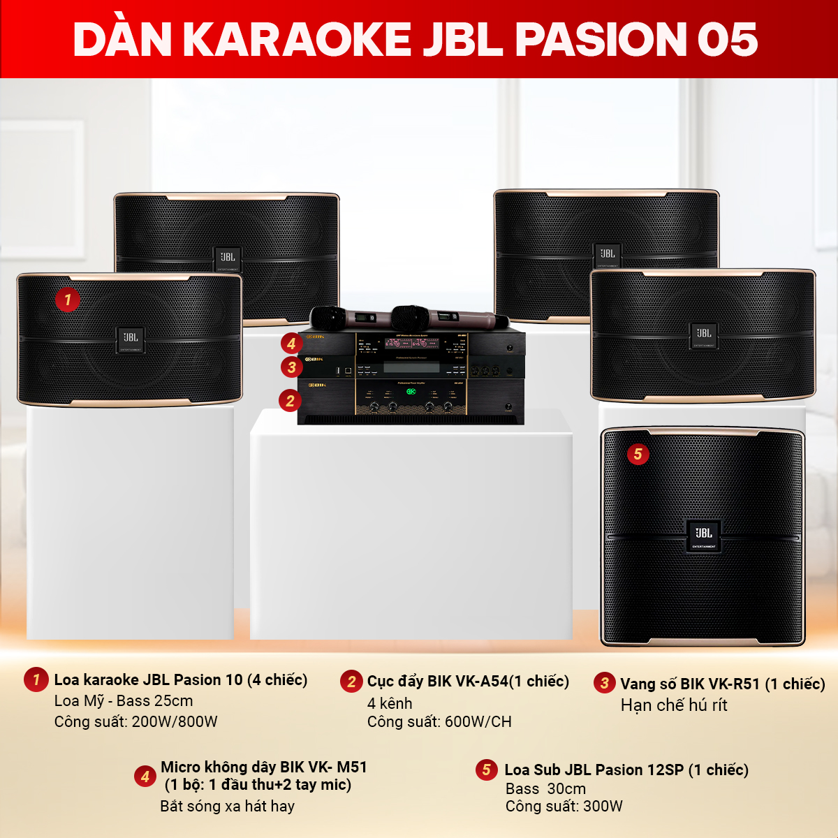 d&agrave;n karaoke karaoke JBL Pasion 05