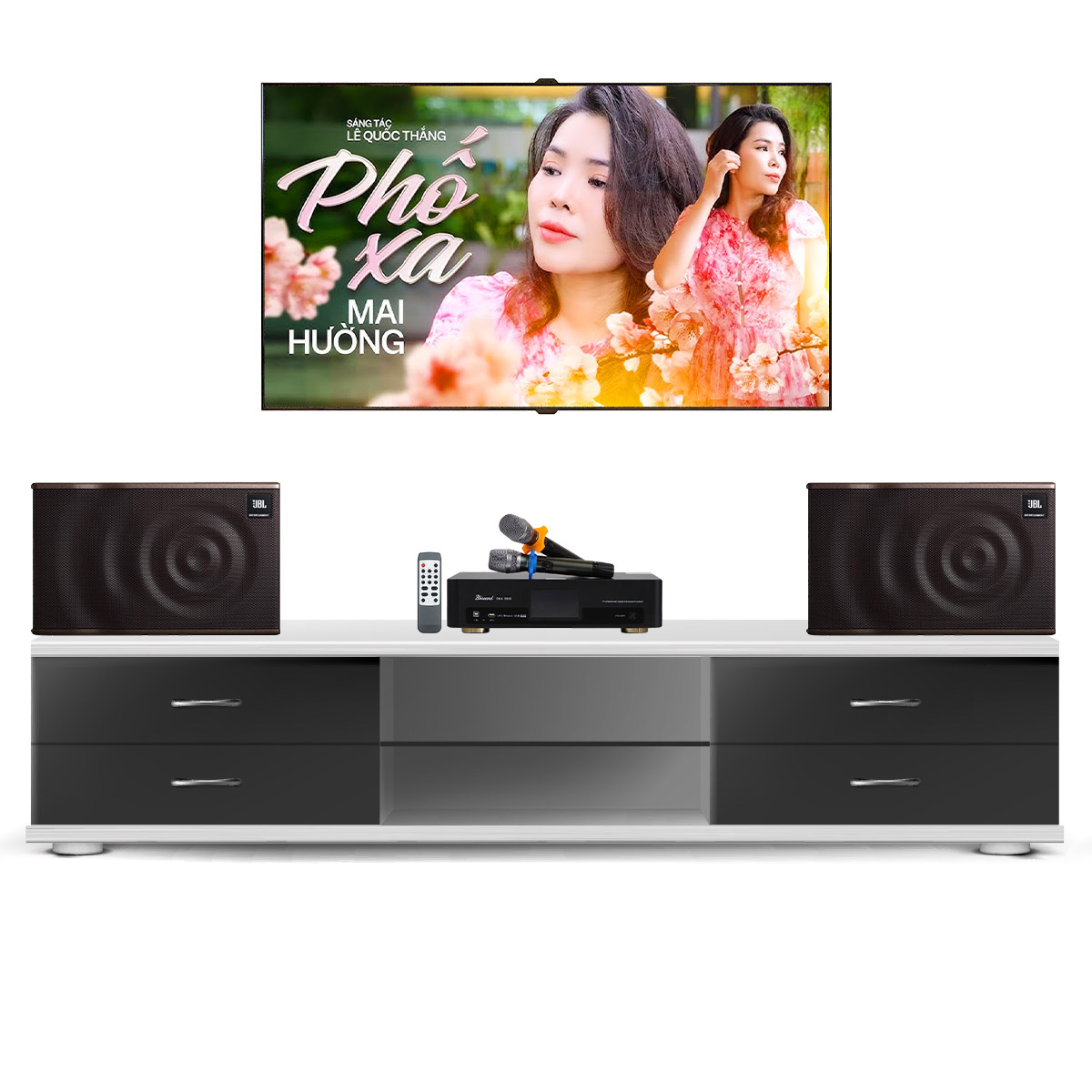 Dàn karaoke kinh doanh box JBL 08