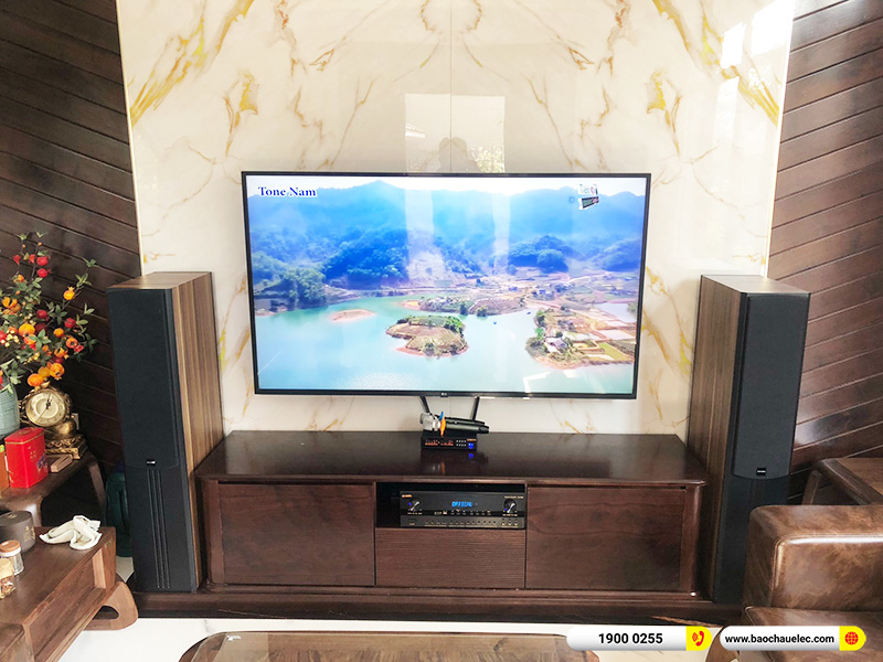 Lắp đặt phòng karaoke, nghe nhạc hơn 21tr cho anh Hoàn tại Hà Nội (Paramax D88 Limited, BJ-A88, BJ-U100)