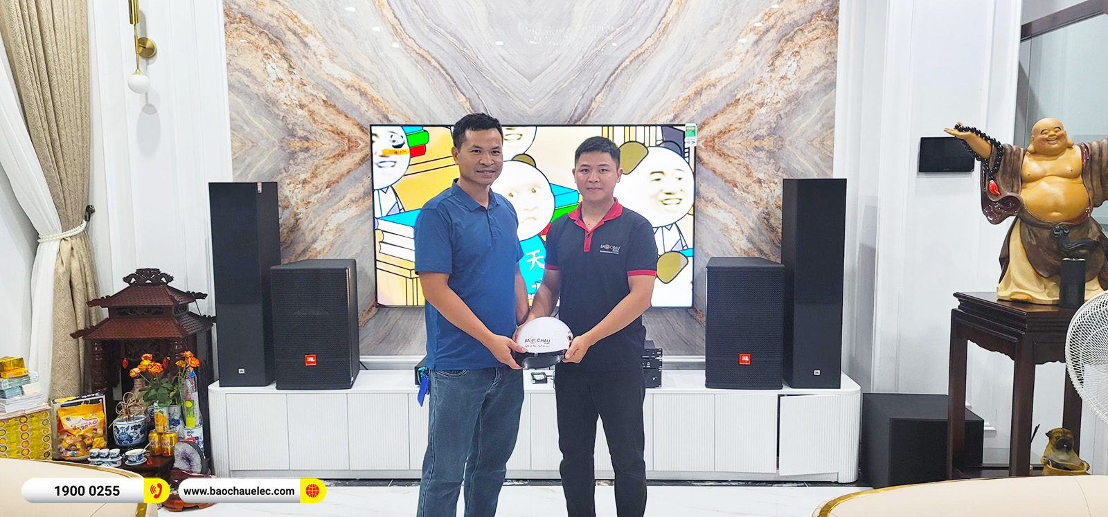 Lắp đặt d&agrave;n karaoke, nghe nhạc hơn 106tr cho anh Hồng tại H&agrave; Nội 
