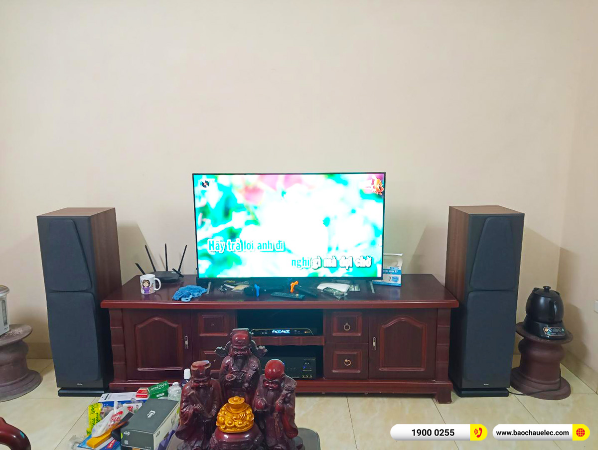Lắp đặt d&agrave;n karaoke, nghe nhạc BIK hơn 25tr cho anh Tuấn tại H&agrave; Nội 