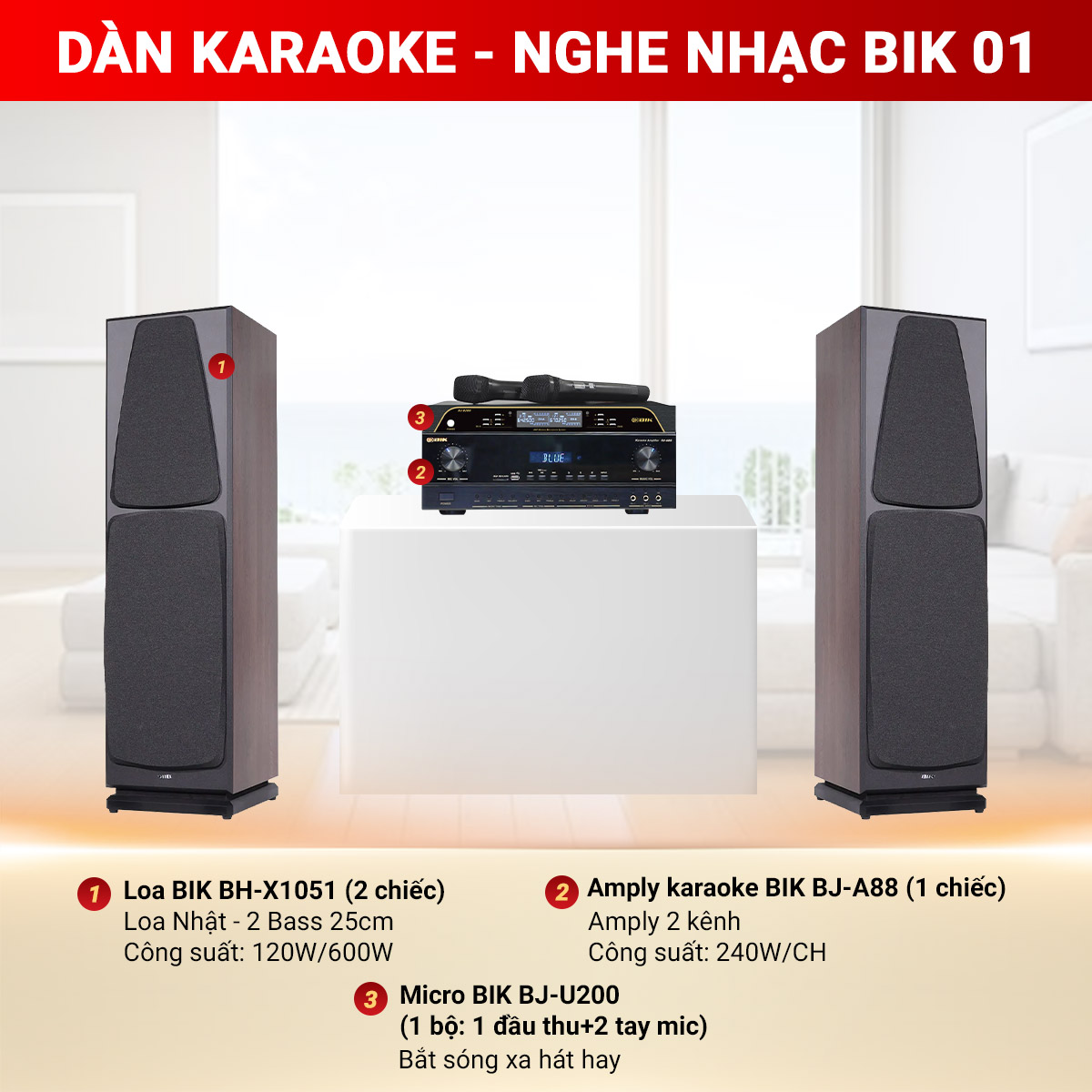 D&agrave;n Karaoke - Nghe Nhạc BIK 01