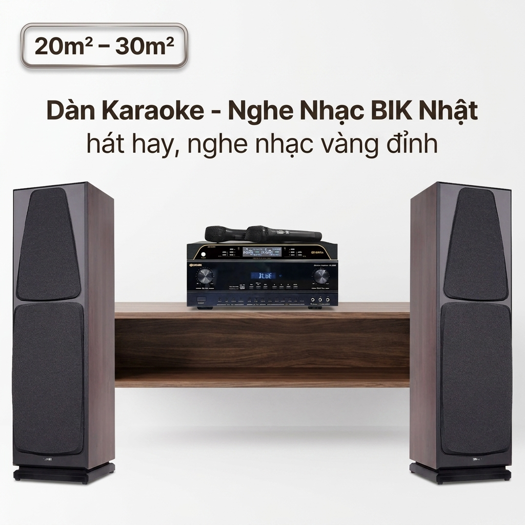 Dàn Karaoke - Nghe Nhạc BIK 01 (BIK BH-X1051, BIK BJ-A88, BIK BJ-U200)