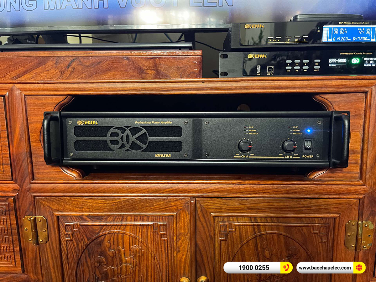 Lắp đặt d&agrave;n karaoke, nghe nhạc BIK gần 33tr cho anh B&igrave;nh tại Ph&uacute; Thọ