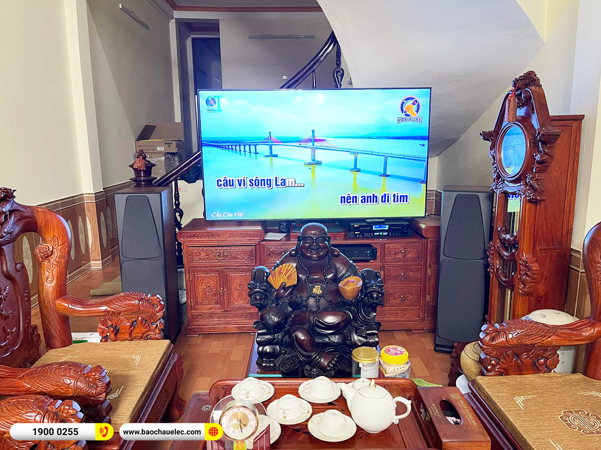 Lắp đặt d&agrave;n karaoke, nghe nhạc BIK gần 33tr cho anh B&igrave;nh tại Ph&uacute; Thọ
