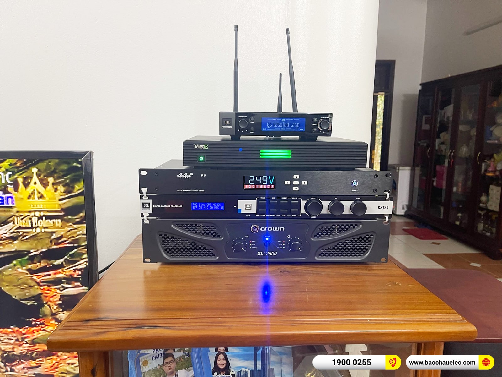Lắp đặt d&agrave;n karaoke, nghe nhạc JBL hơn 95tr cho chị Nga tại H&agrave; Nội 