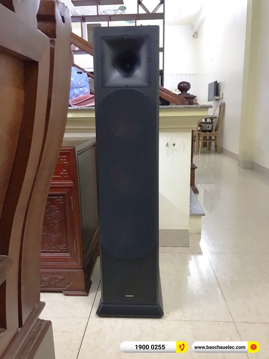 Lắp đặt d&agrave;n karaoke, nghe nhạc Paramax hơn 22tr cho anh B&igrave;nh tại Ninh B&igrave;nh (Paramax Euro 803 Limited, DKA 8500)