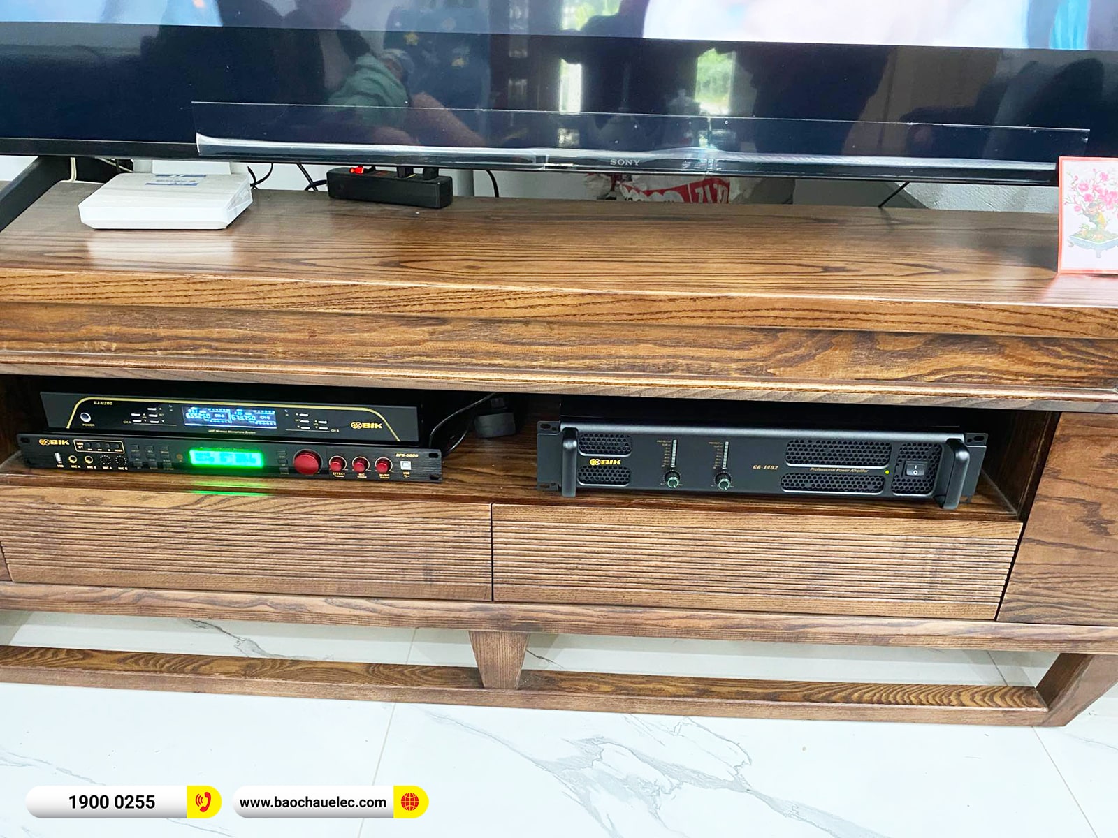 Lắp đặt dàn karaoke, nghe nhạc Paramax hơn 28tr cho anh Thọ tại Thái Bình (Paramax D88 Limited, CA-J402, BPR-5600, BJ-U200)
