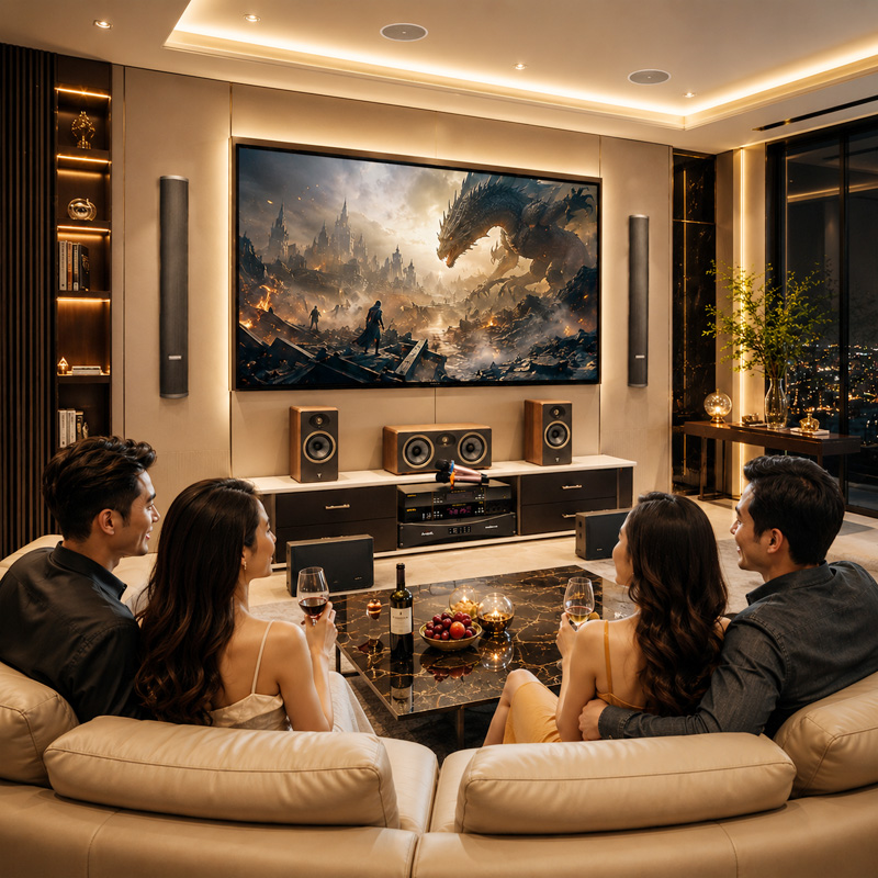 dàn karaoke, nghe nhạc, xem phim 3 trong 1 Audiocenter 02