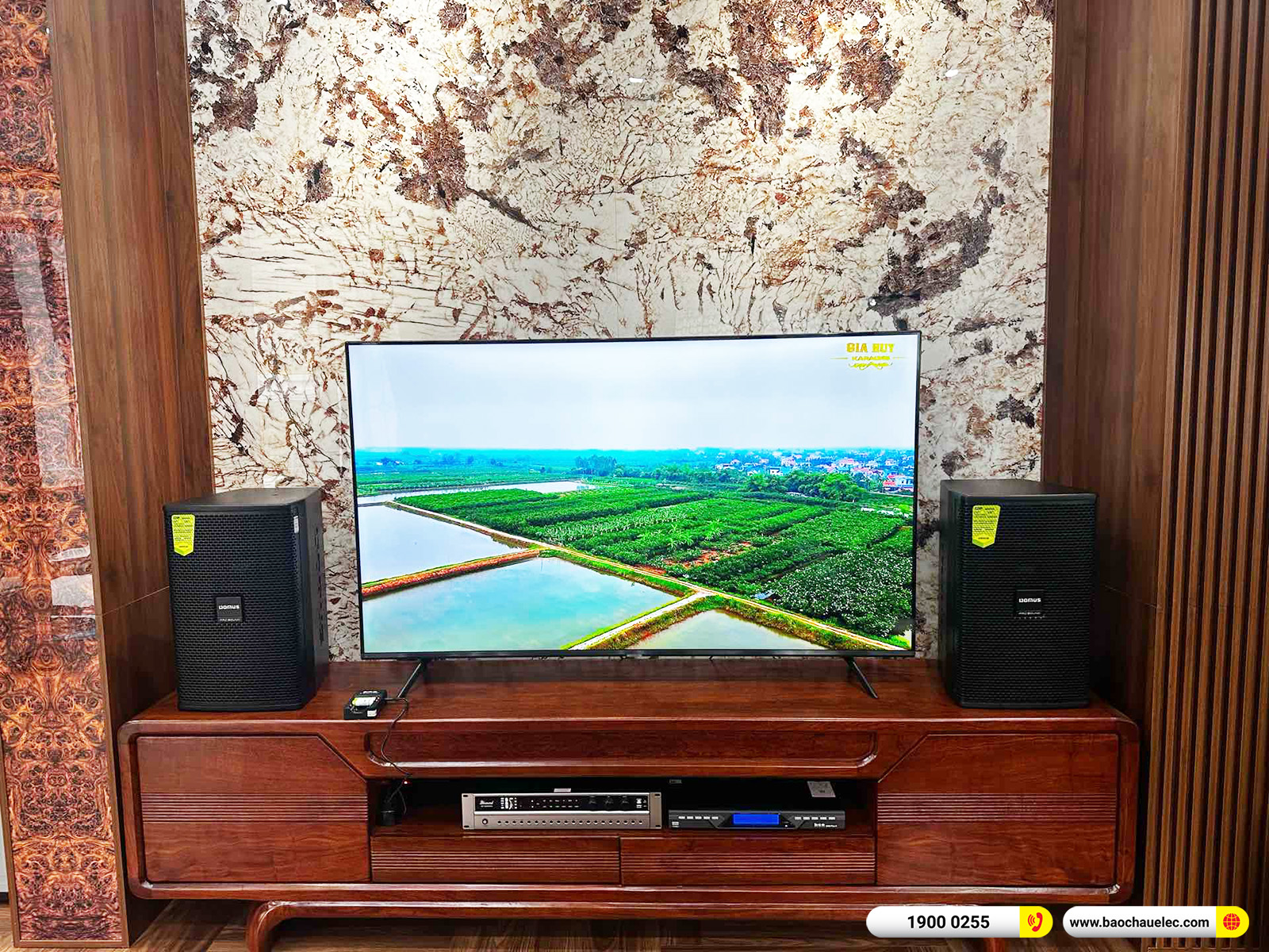 Lắp đặt d&agrave;n karaoke Domus gần 20tr cho &ocirc;ng Nguyện tại Th&aacute;i Nguy&ecirc;n