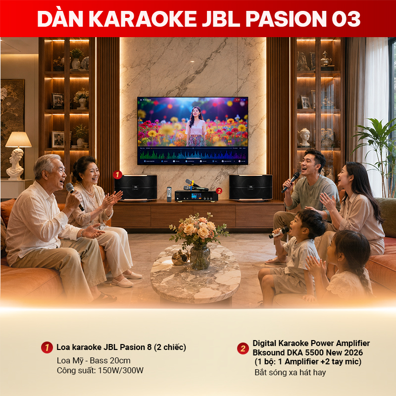 Dàn karaoke JBL Pasion 03