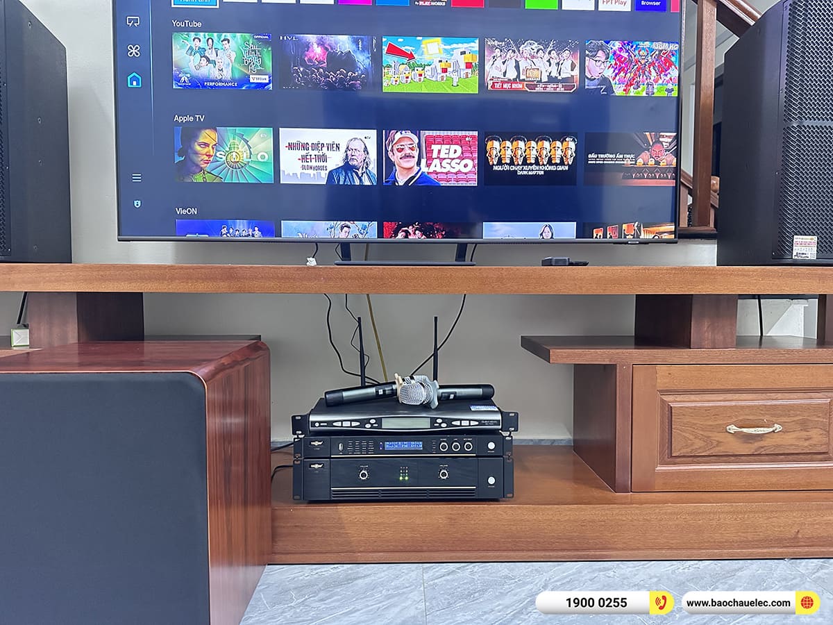 Lắp đặt d&agrave;n karaoke Philips hơn 30tr cho anh Đỗ tại H&agrave; Nội