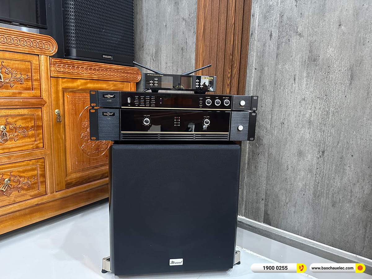 Lắp đặt dàn karaoke Philips hơn 20tr cho anh Duẩn tại Hà Nội