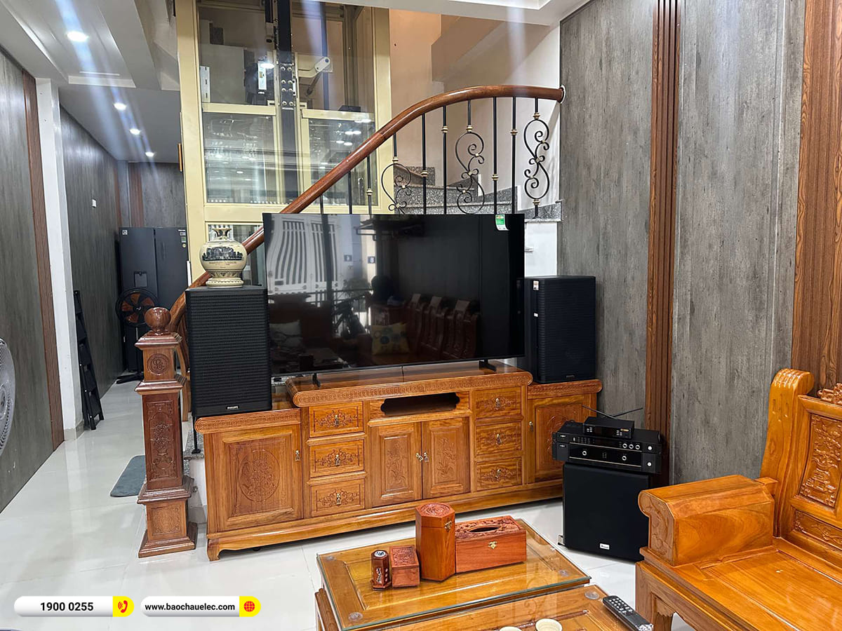 Lắp đặt dàn karaoke Philips hơn 20tr cho anh Duẩn tại Hà Nội