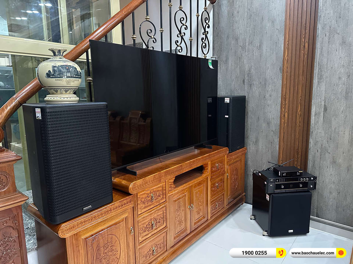 Lắp đặt dàn karaoke Philips hơn 20tr cho anh Duẩn tại Hà Nội