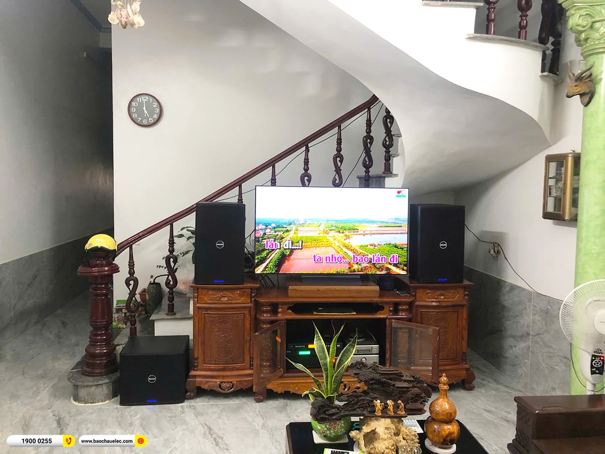 Lắp đặt d&agrave;n karaoke Philips hơn 40tr cho anh Dũng tại H&agrave; Nội 
