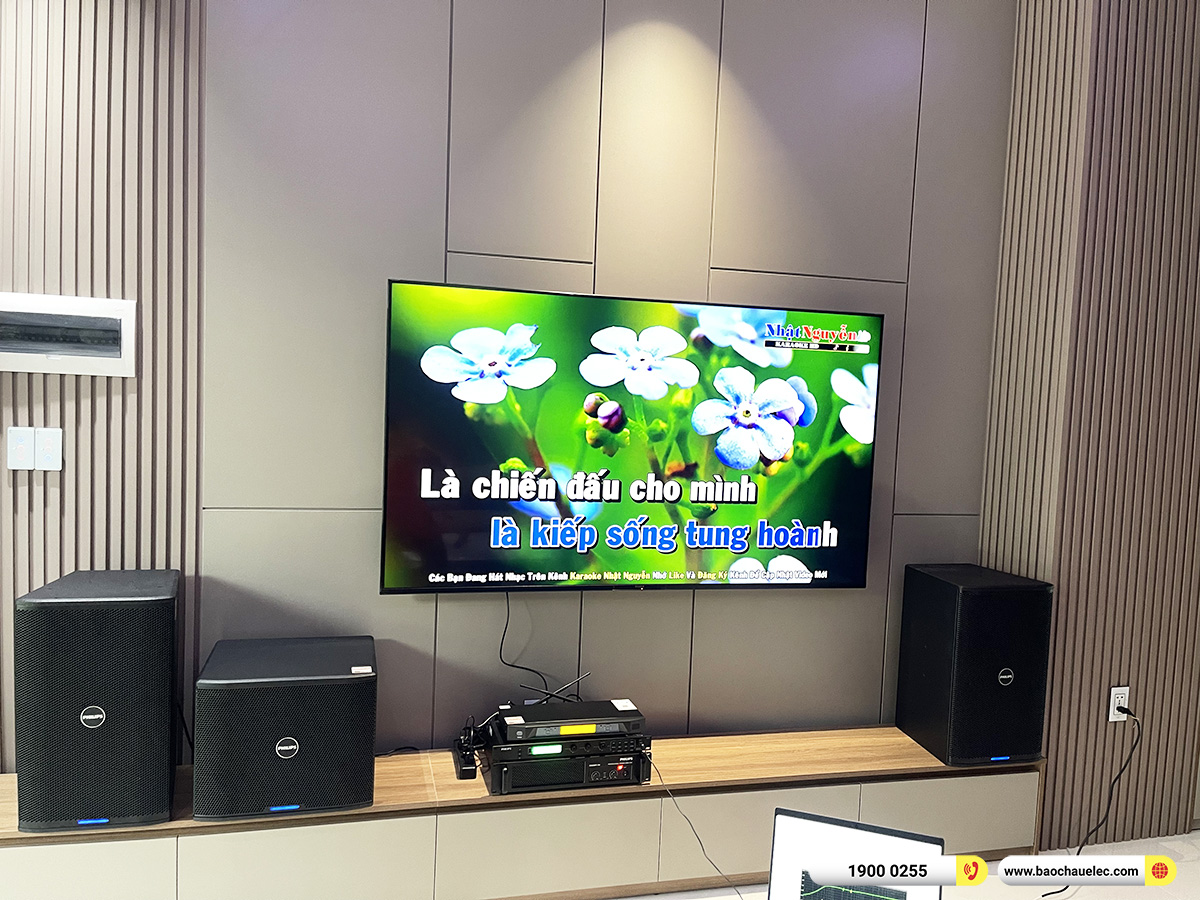 Lắp đặt d&agrave;n karaoke Philips hơn 40tr cho chị Li&ecirc;n tại Đ&agrave; Nẵng