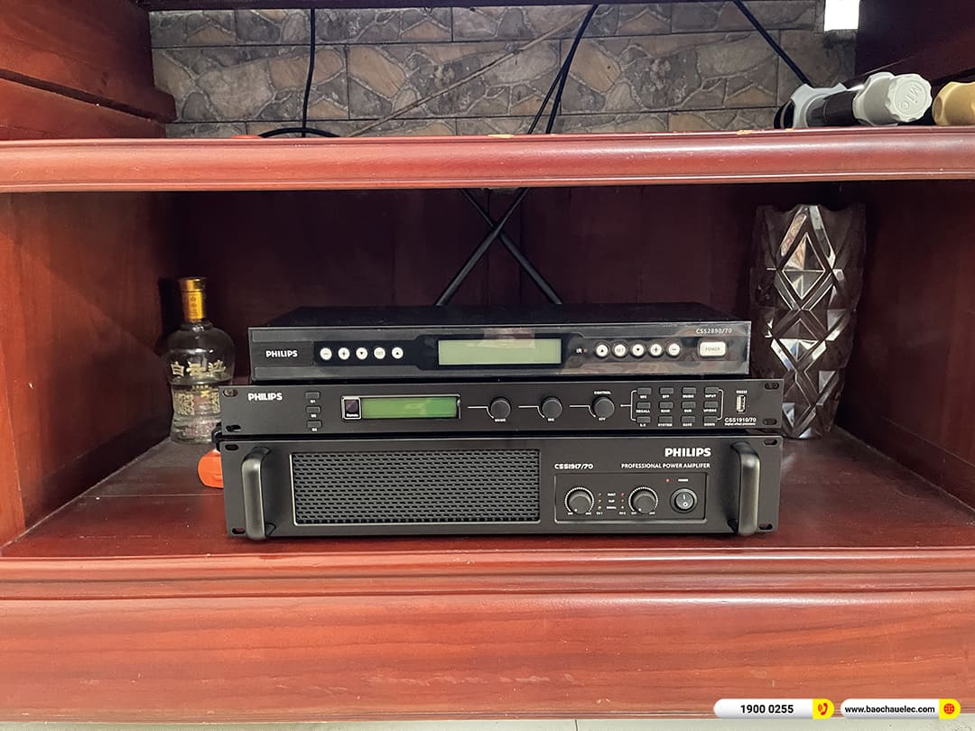 Lắp đặt dàn karaoke Philips gần 50tr cho chị Ngọc tại Hà Nội